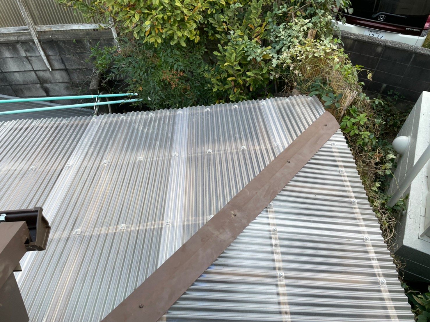 150.180　そば処　大豪庵　波板交換